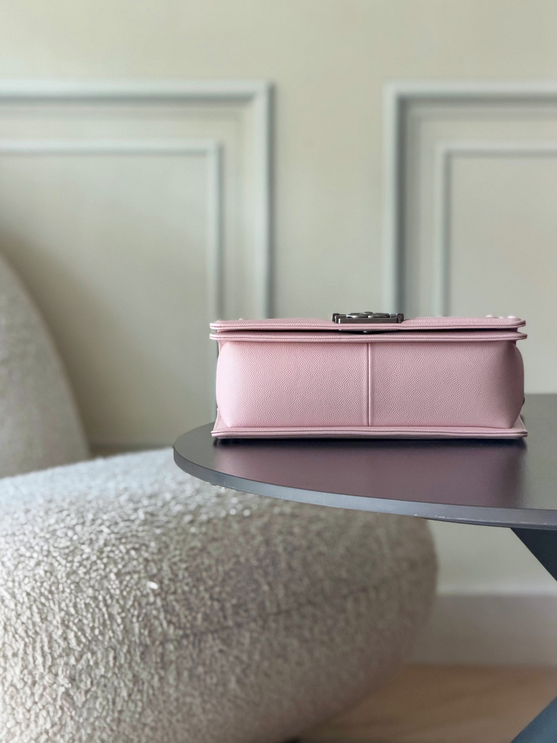 Ch**el Boy Handbag 15x25x9cm