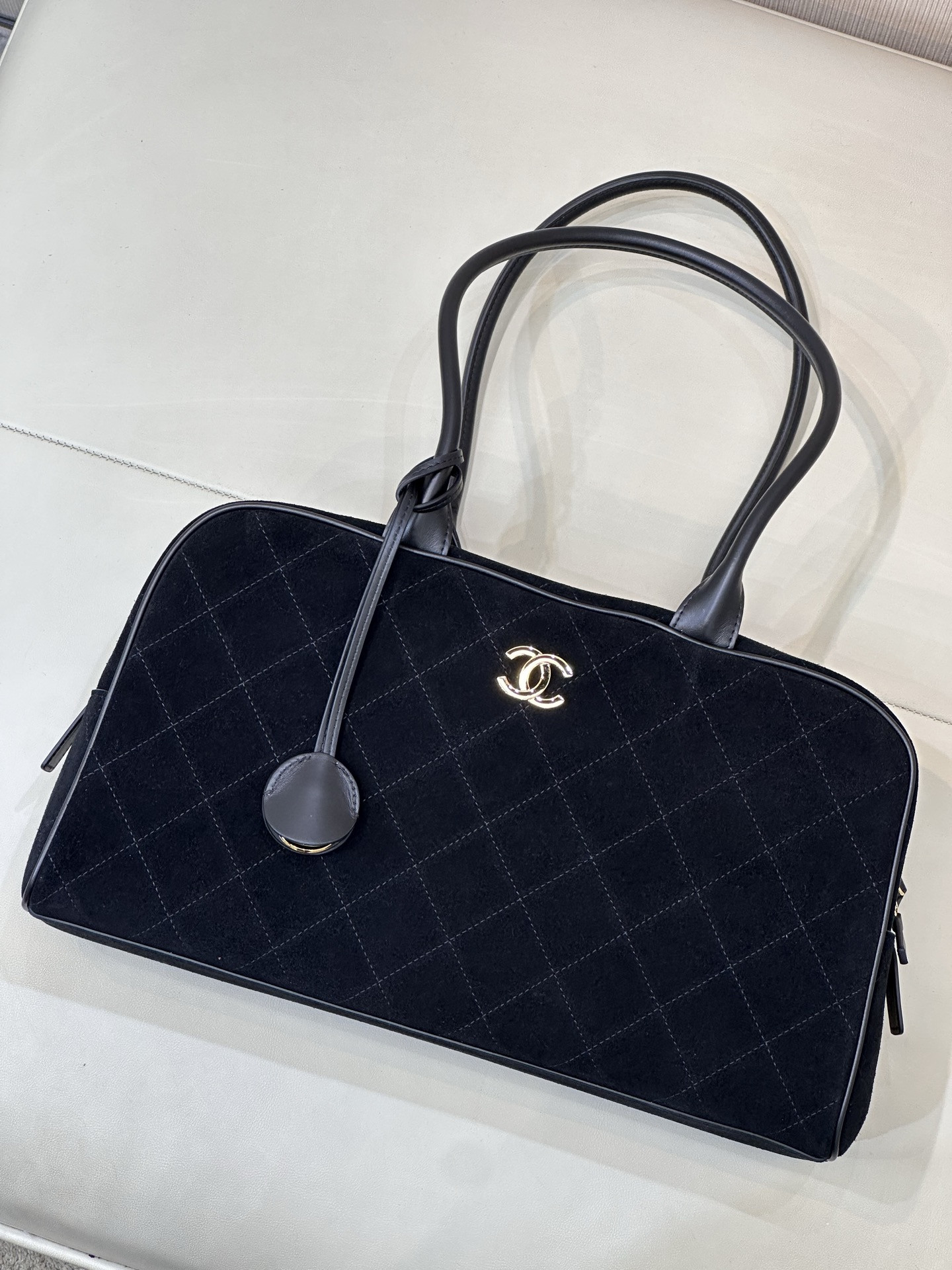 Ch**el bowling bag 19x35x12.5cm