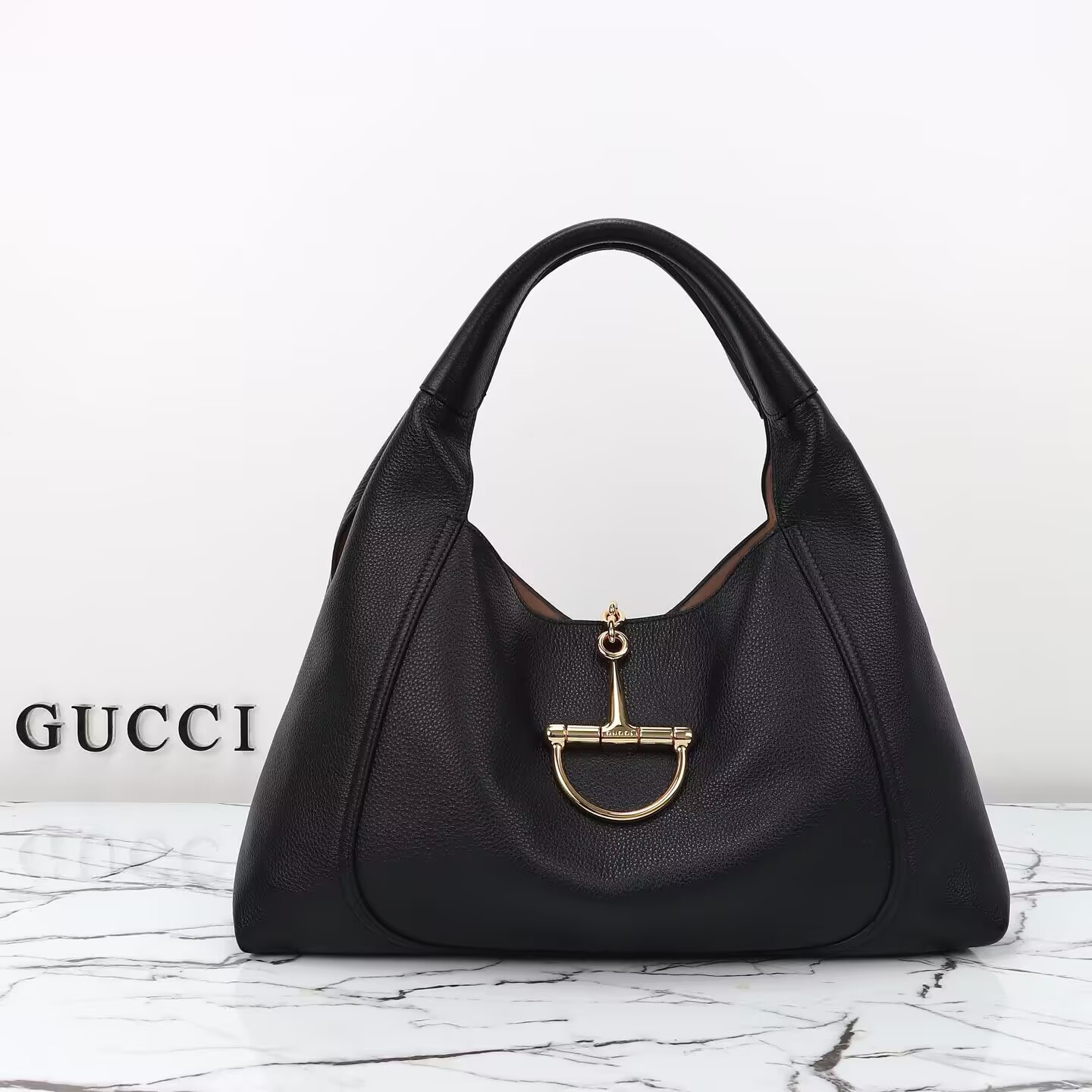 Gvc*1 softbit maxi shoulder bag black 46x26x16cm