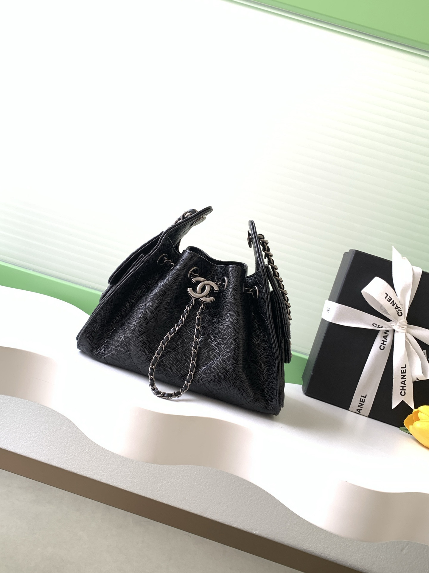 Ch**el 25C Bucket Bag 20x22x12.5cm