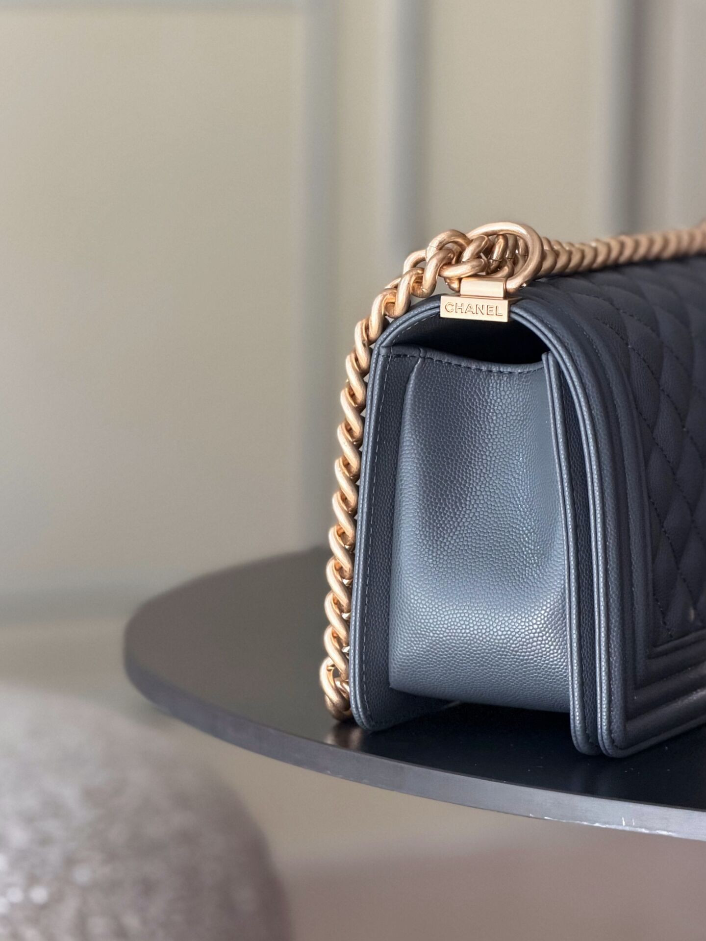 Ch**el Boy Handbag 15x25x9cm