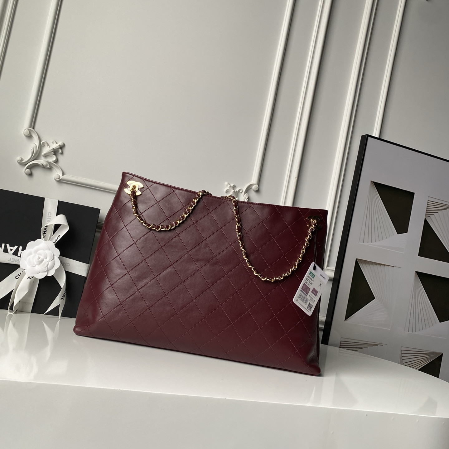 Ch**el shopping bag as6241 40x28x9cm