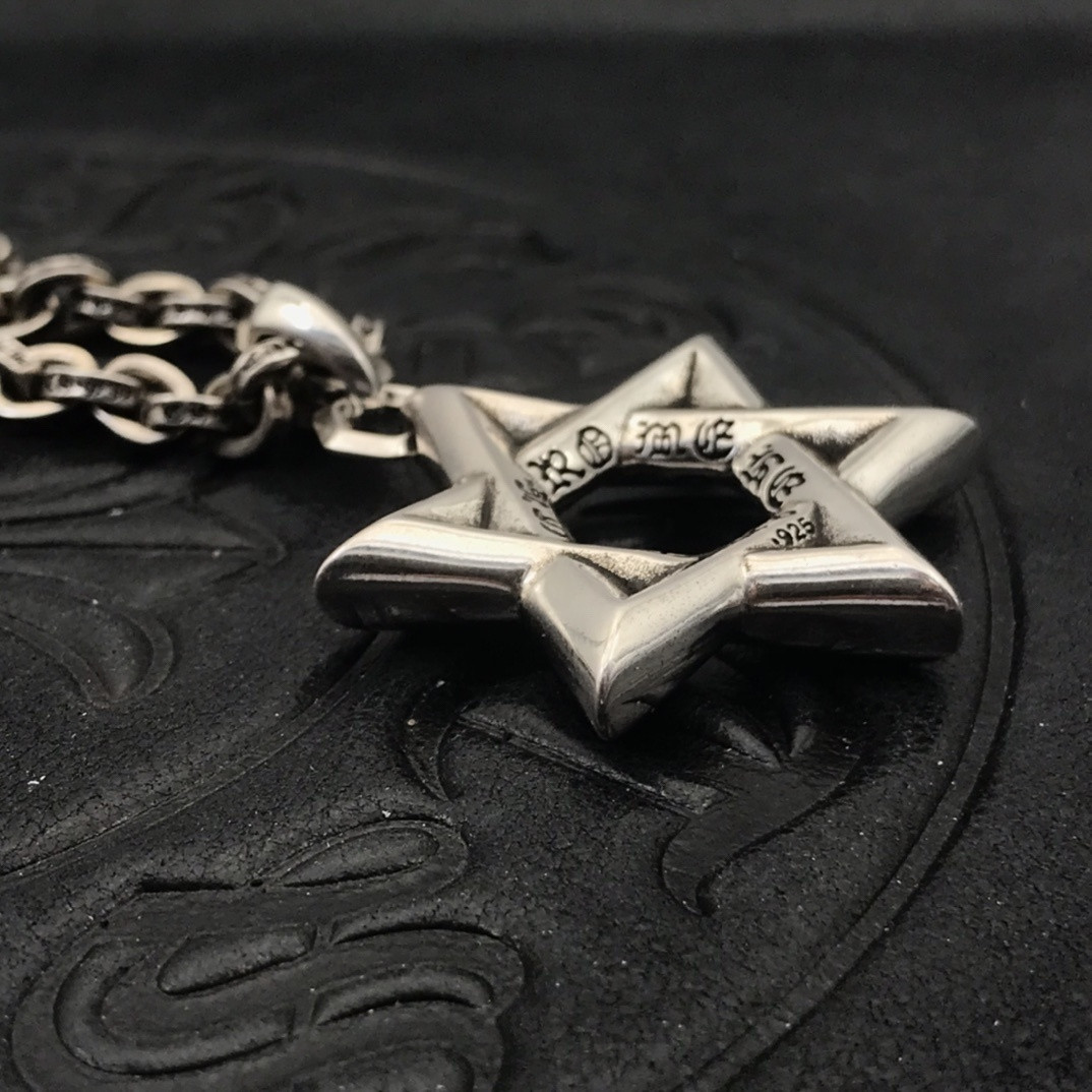 Ch*0me He**ts Hexagram Necklace