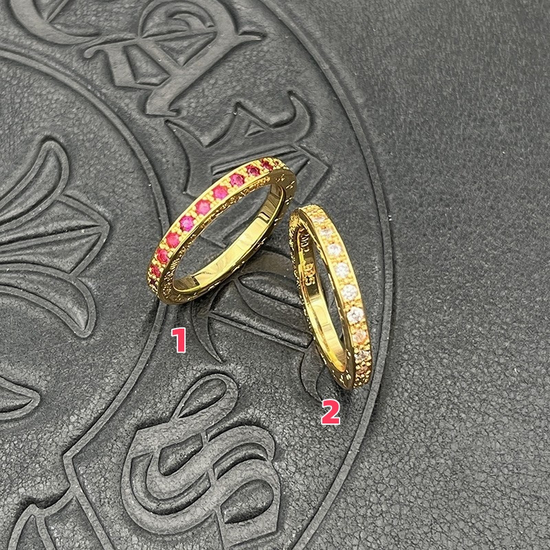 Ch*0me He**ts 3mm Cross Ring