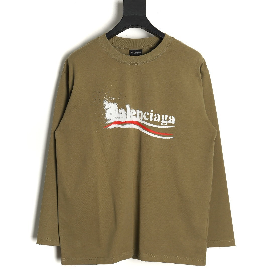 Ba1en*iaga 24Fw Long-sleeved T-shirt