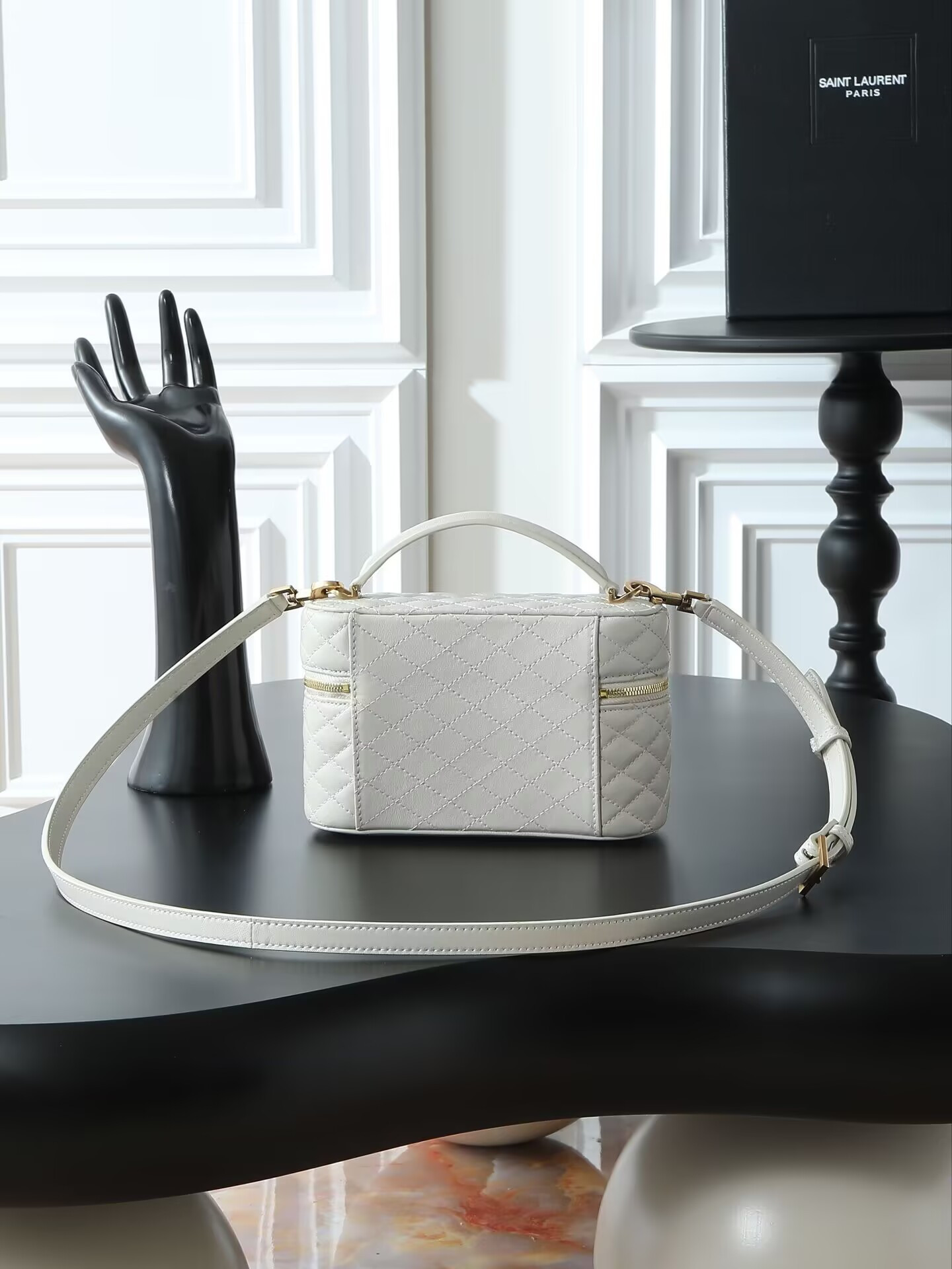 Y51 GABY VANITY BAG IN LAMBSKIN 18 X 11 X 6.5 CM