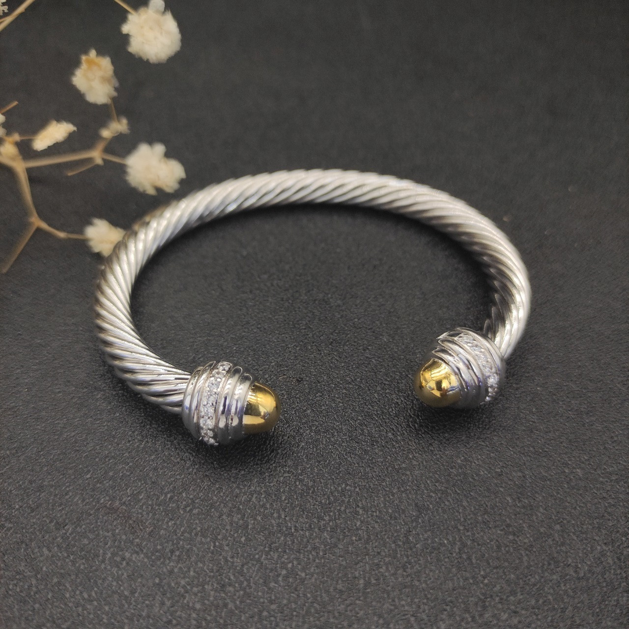 David Yurman 7mm Wrap Bracelet(wrist circumference 15-20cm)