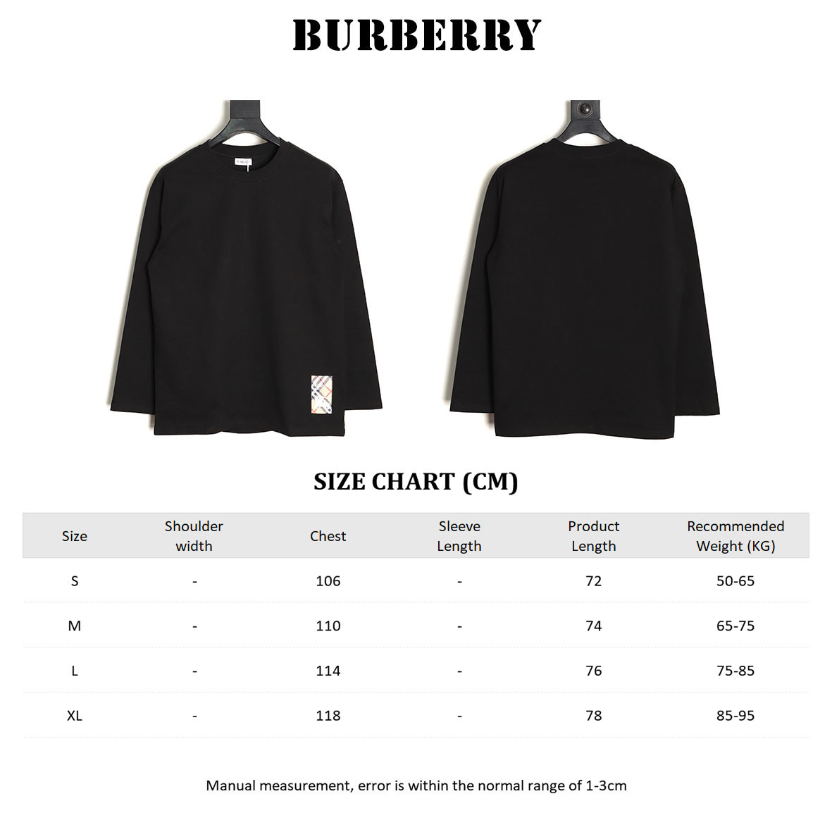 Bv*b*rry 25SS Long-sleeved T-shirt