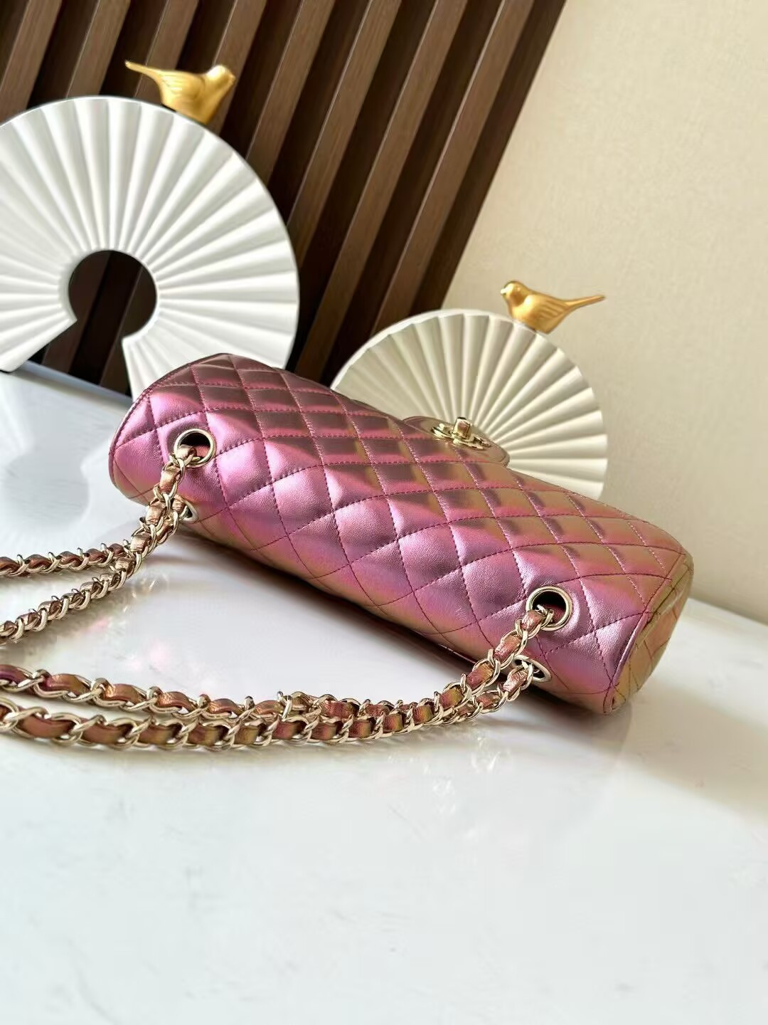 Ch**el CLASSIC FLAP HANDBAG CF 25.5x15x6cm