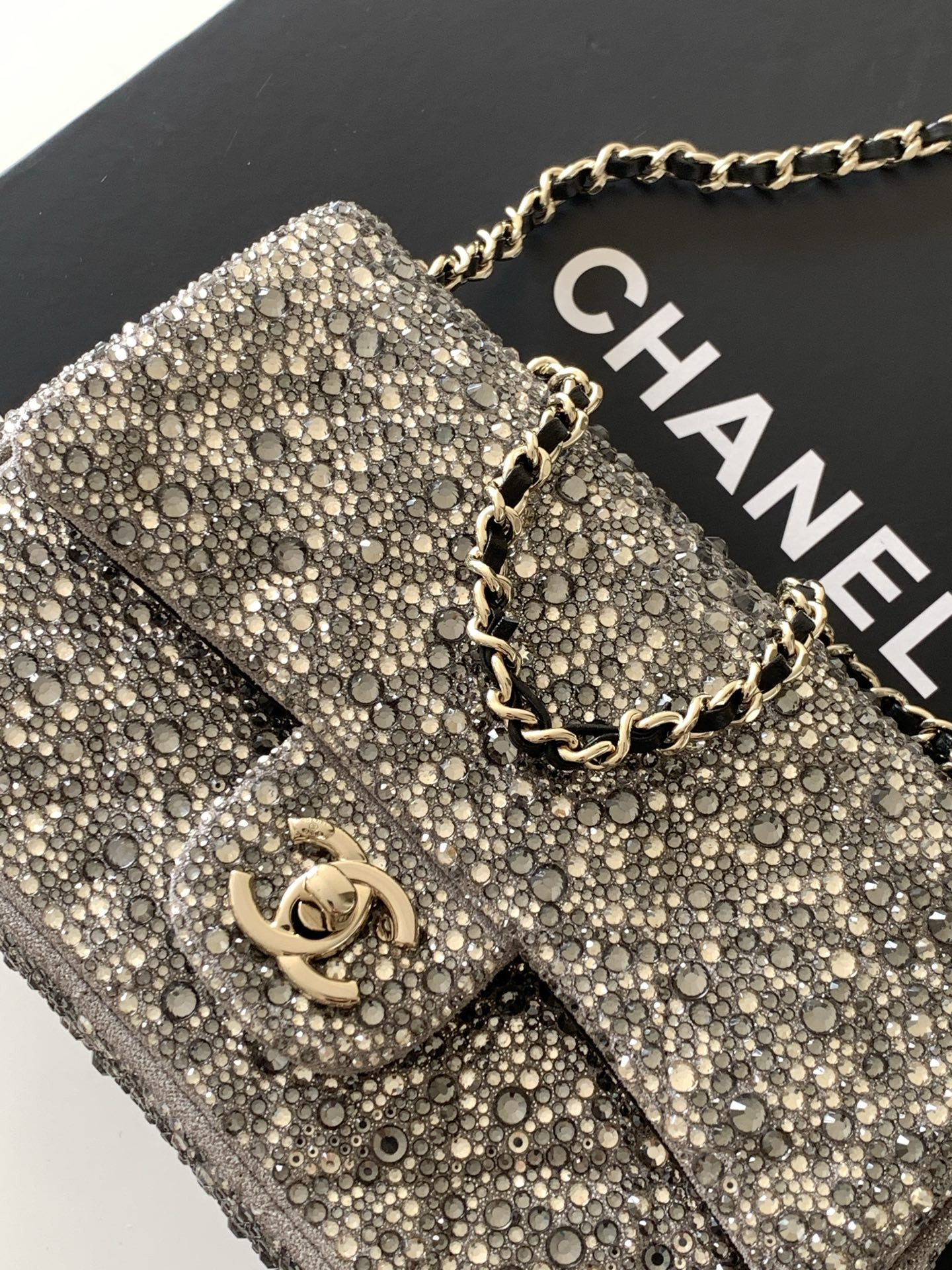 Ch**el evening flap bag as4297 13x21x8cm