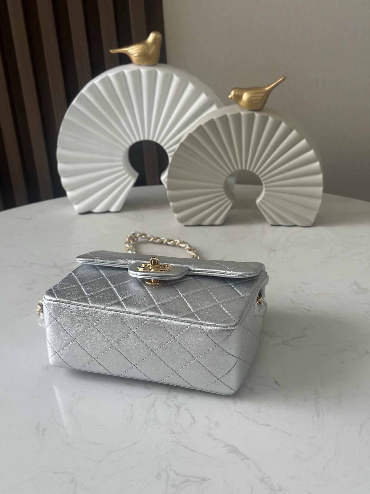 Ch**el mini flap bag 17.5cm
