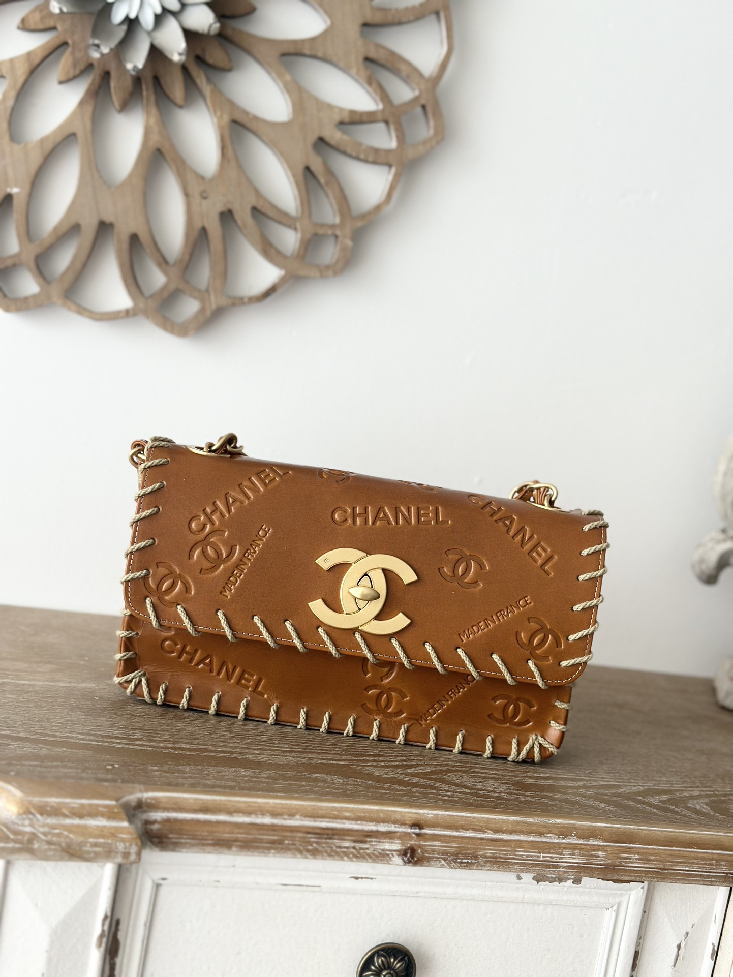 Ch**el flap bag 25x14x6cm