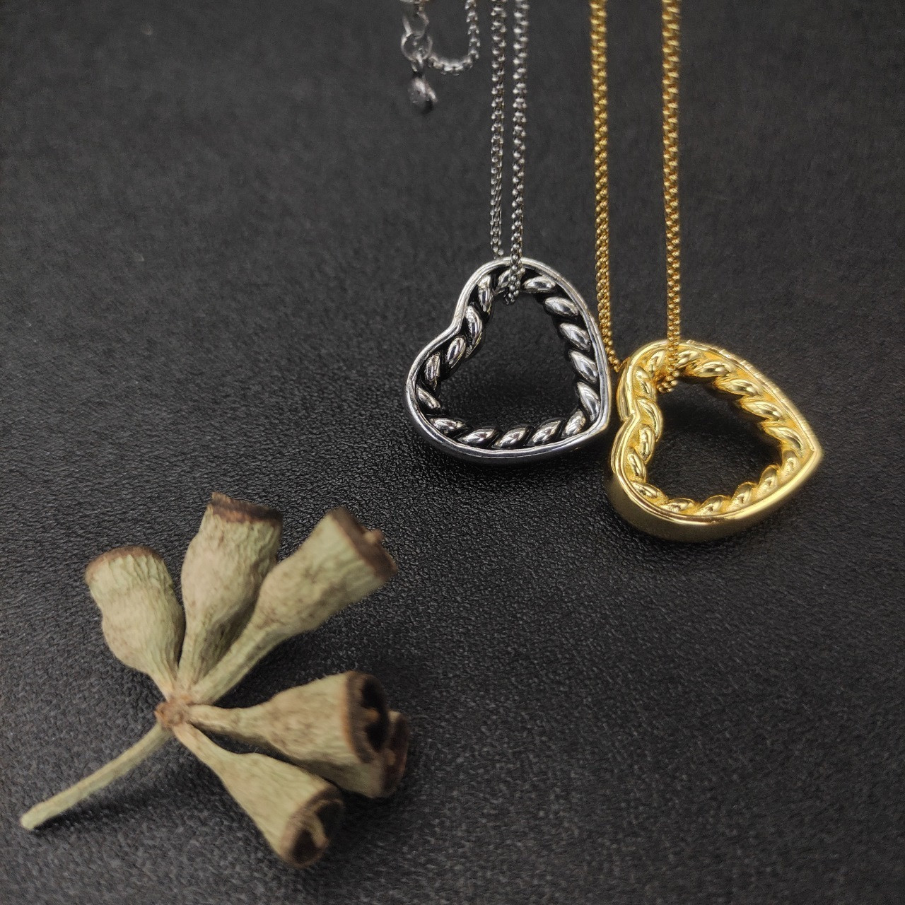 David Yurman Heart Necklace(Chain length 45+5cm delay chain Chain thickness 1.5mm)