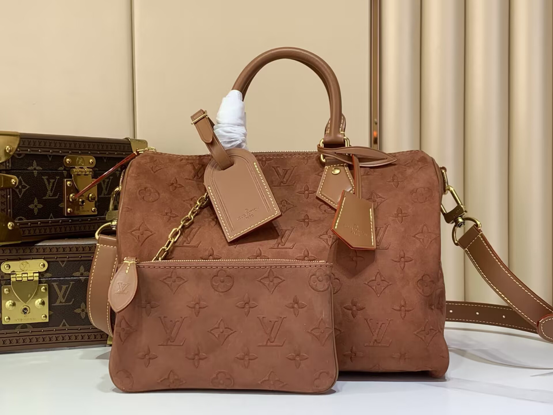 LV Speedy P9 Bandoulière 30 M29405 32 x 22.5 x 18 cm
