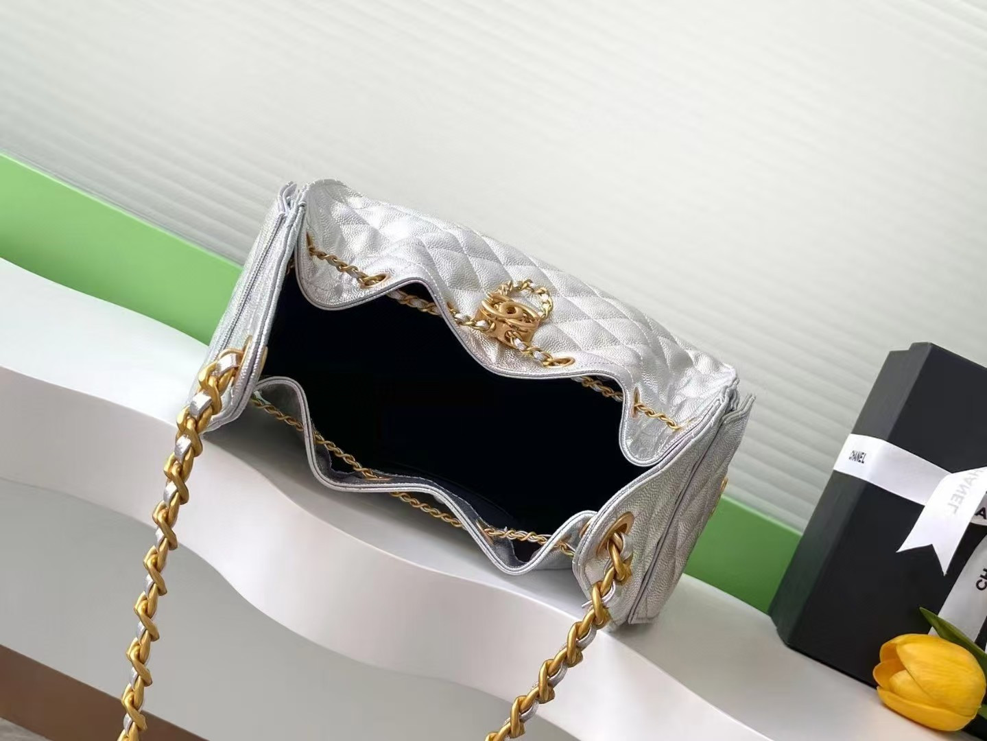 Ch**el 25C Bucket Bag 26x30x14cm