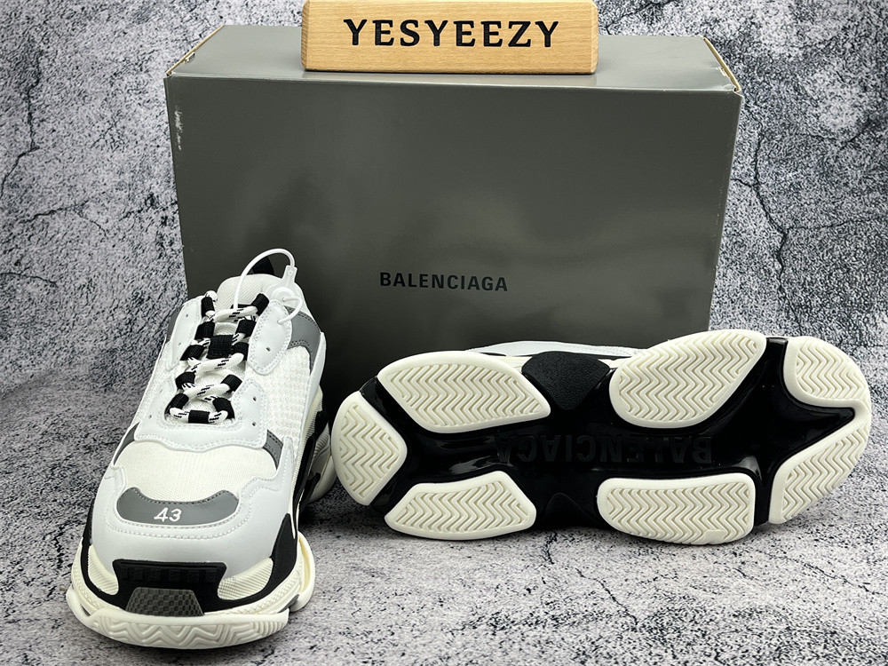 UA Triple S White Black