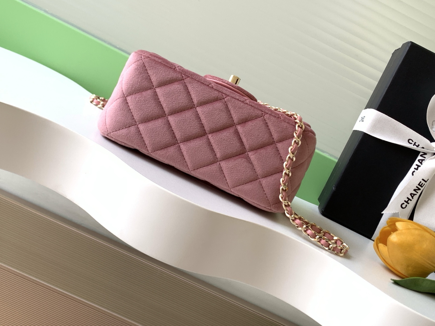 Ch**el MINI FLAP BAG 13x18x7cm