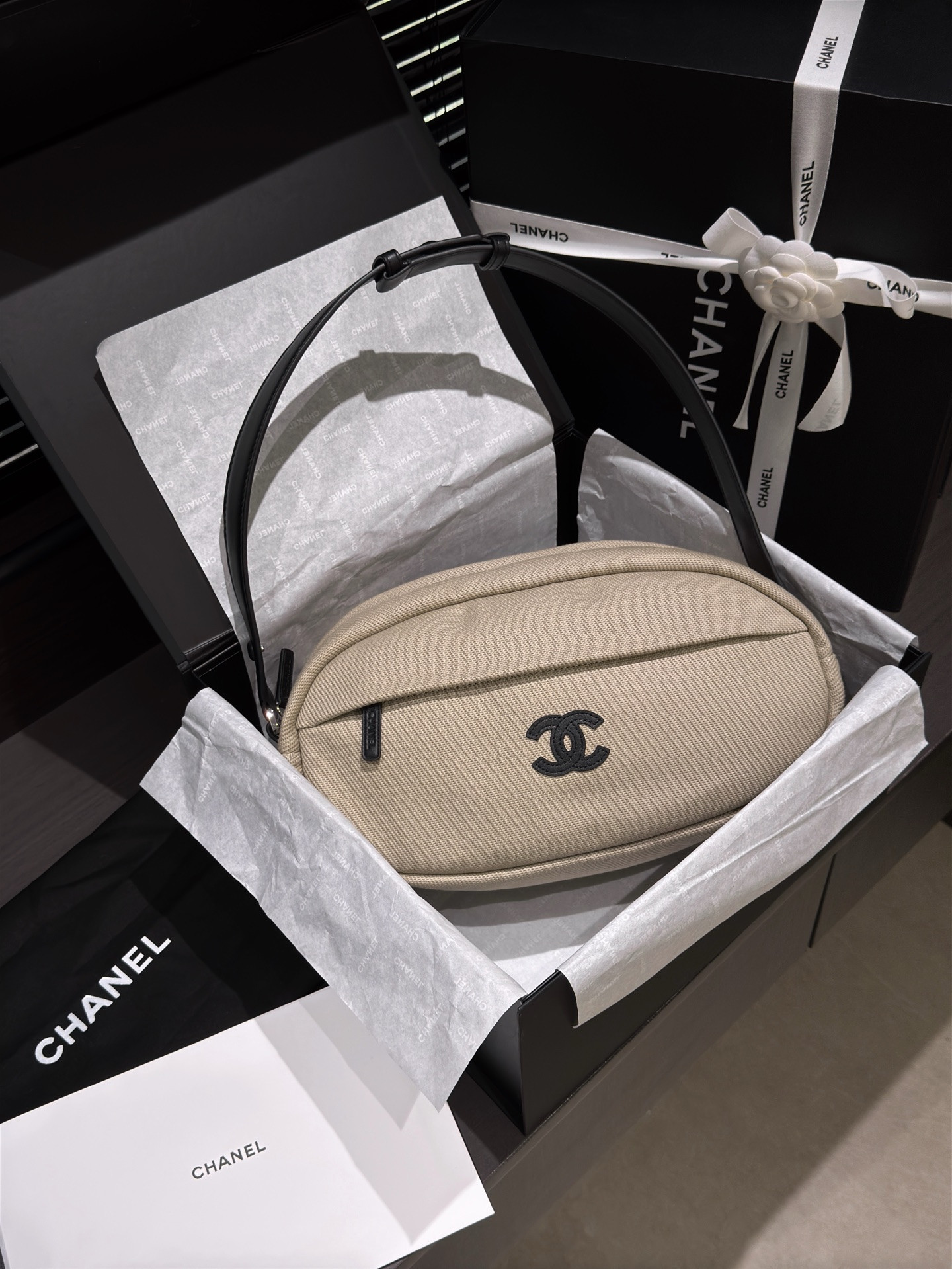 Ch**el coco beach bag as5269 17x32x13cm