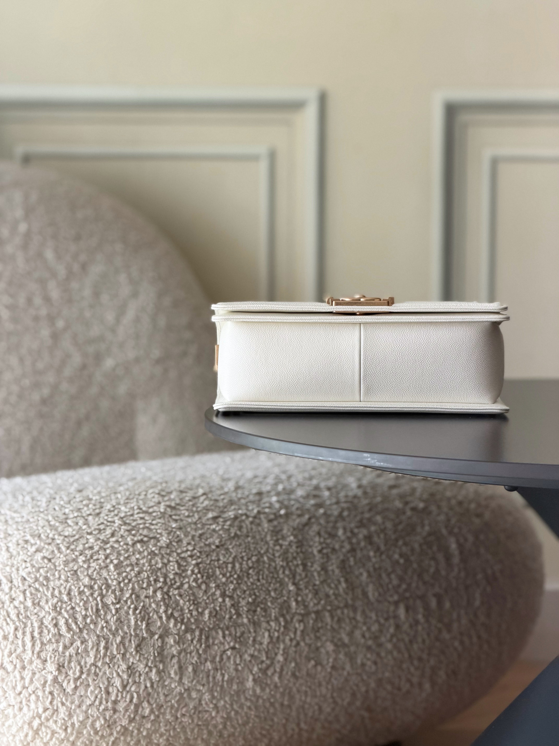 Ch**el Boy Handbag 15x25x9cm