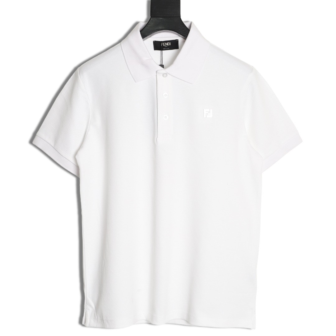 F**di 26ss short-sleeved polo shirt