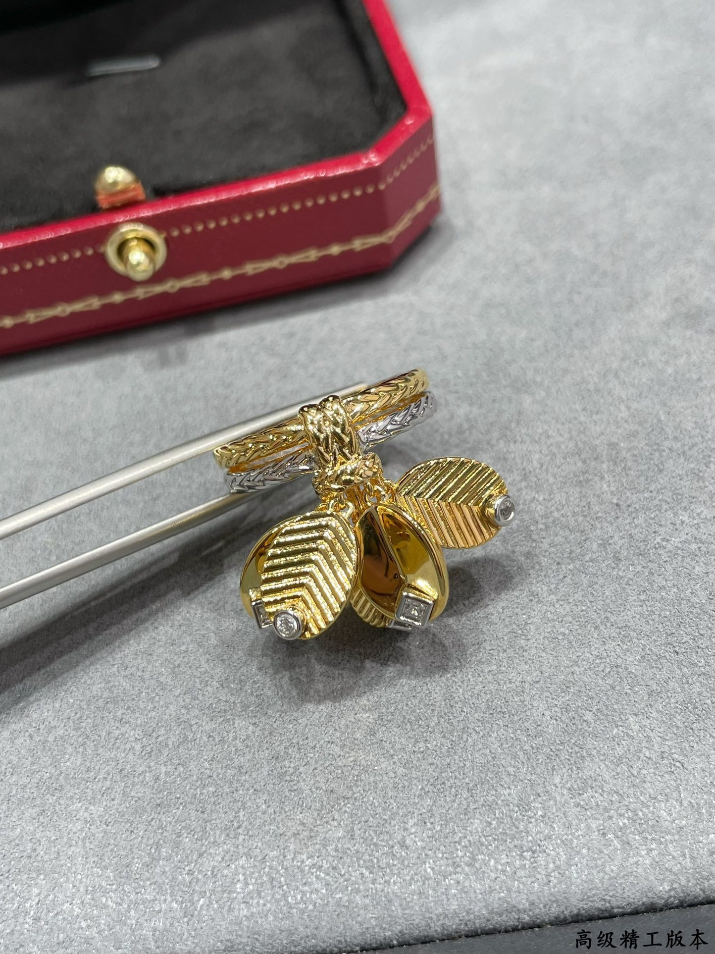 Ca*t1er Coffee bean leaf Ring