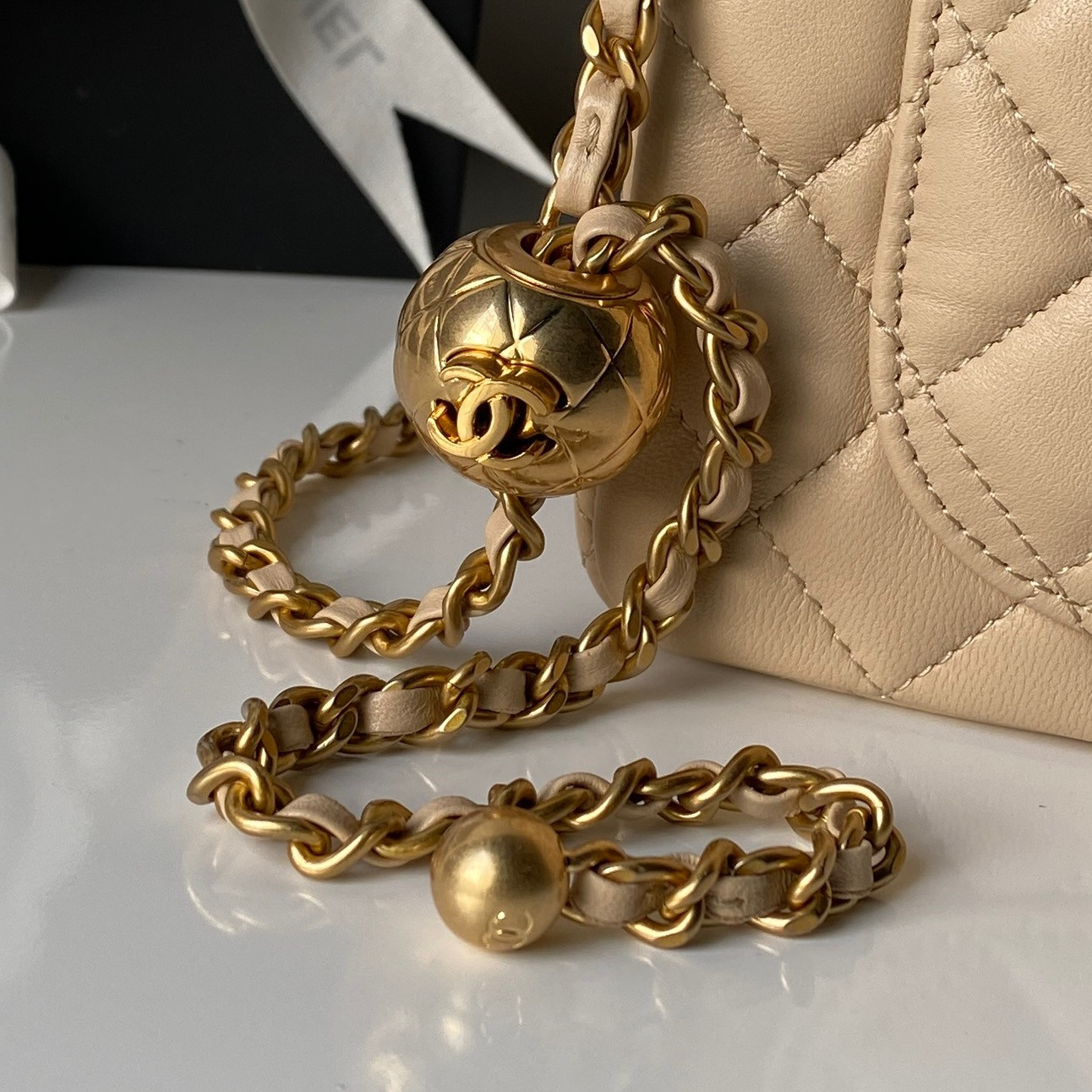 Ch**el MINI FLAP BAG 12×20×6 cm