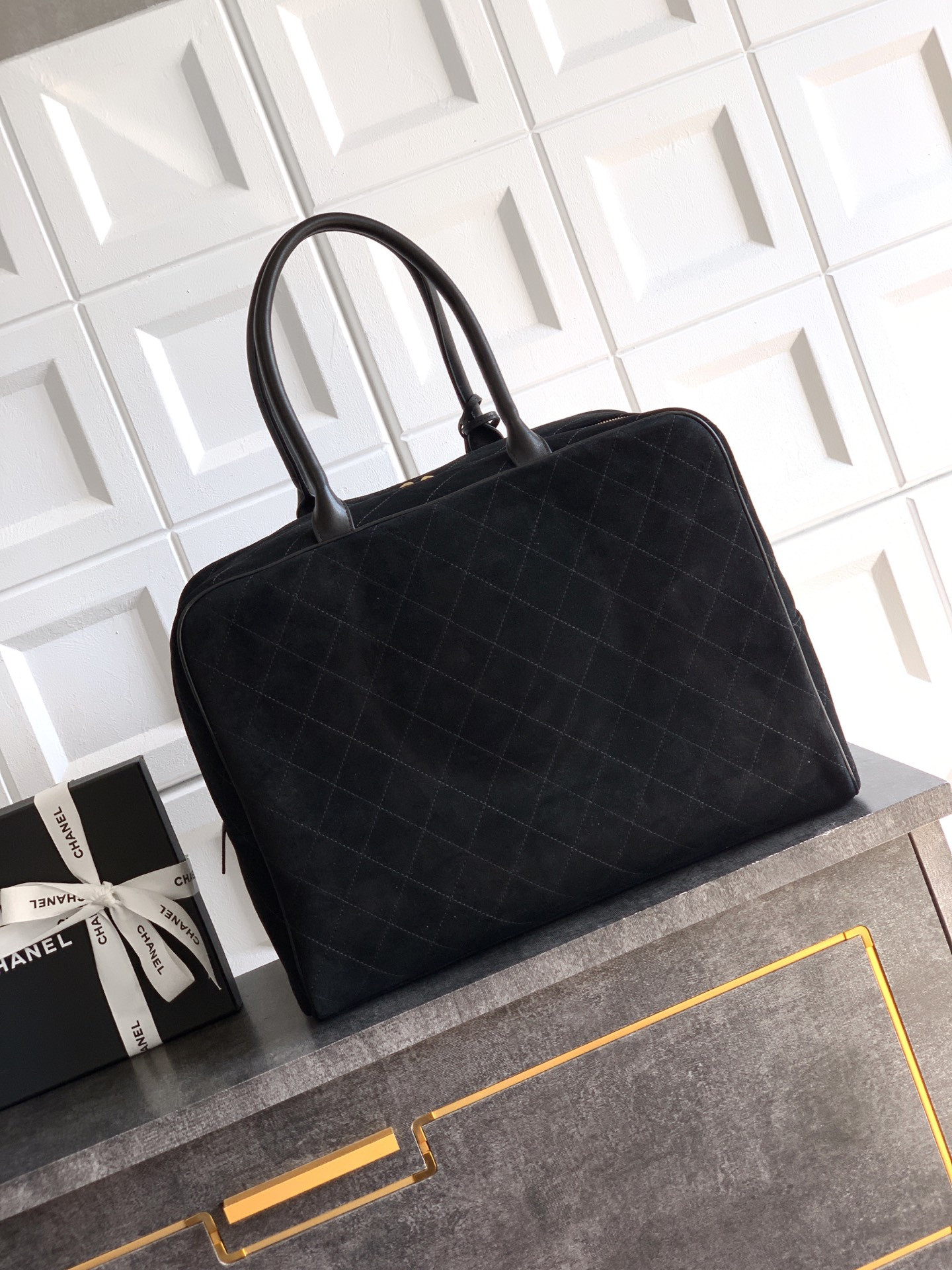 Ch**el maxi bowling bag as6212 42x32x21cm