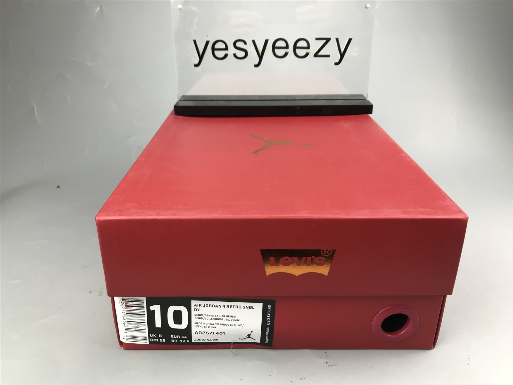 UA AIR JORDAN 4 RETRO Leu*s NRG "LEVI