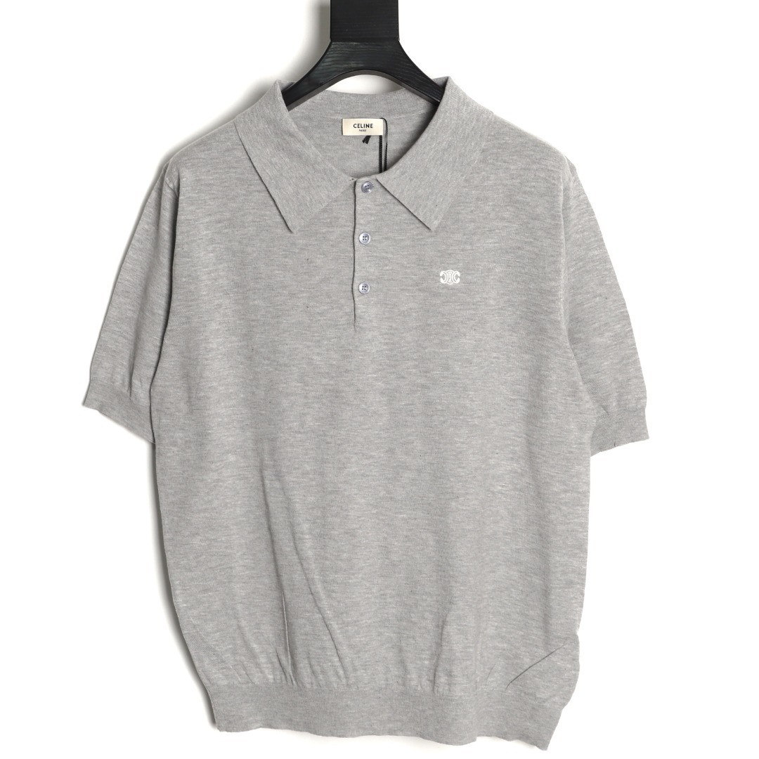 Ce1i*e short-sleeved polo shirt