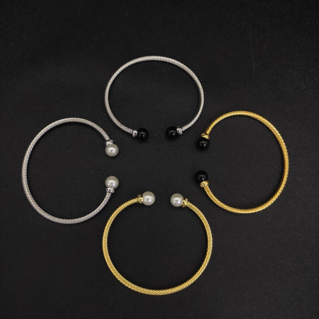 David Yurman 3mm Wrap Bracelet(wrist circumference 15-19cm)