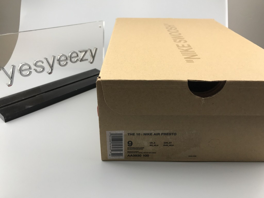 UA NIKE OFF-WHITE X AIR PRESTO