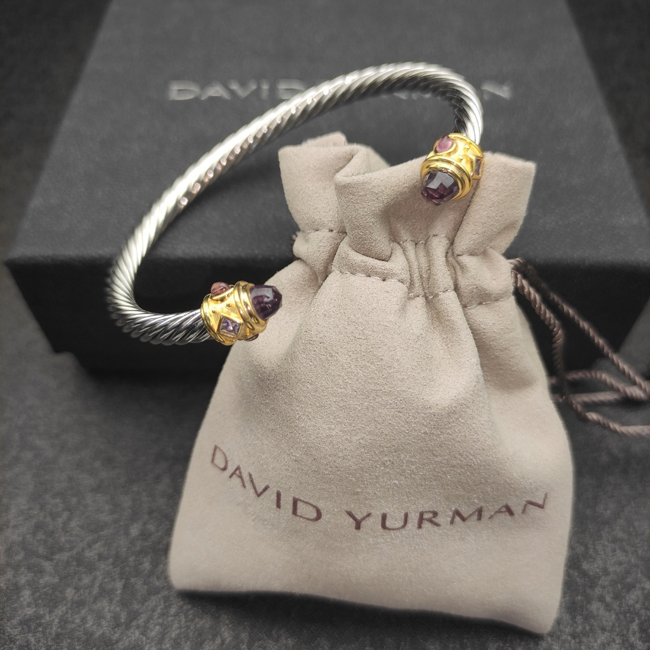 David Yurman 5mm Wrap Bracelet(wrist circumference 15-20cm)