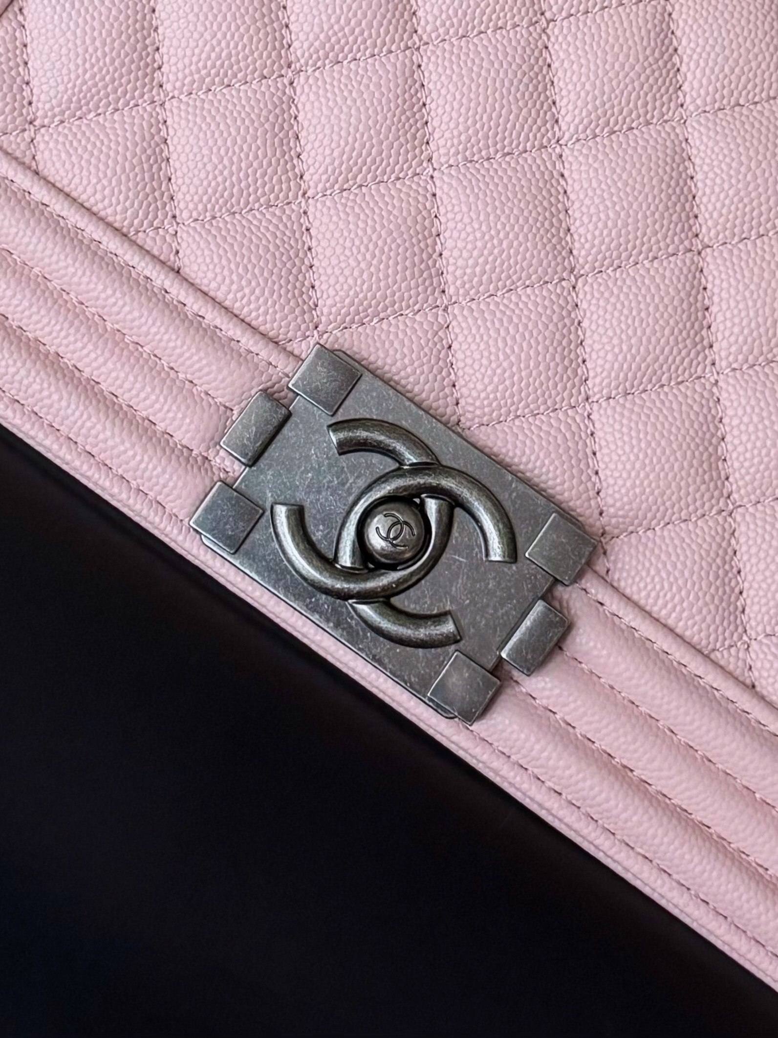 Ch**el Boy Handbag 15x25x9cm