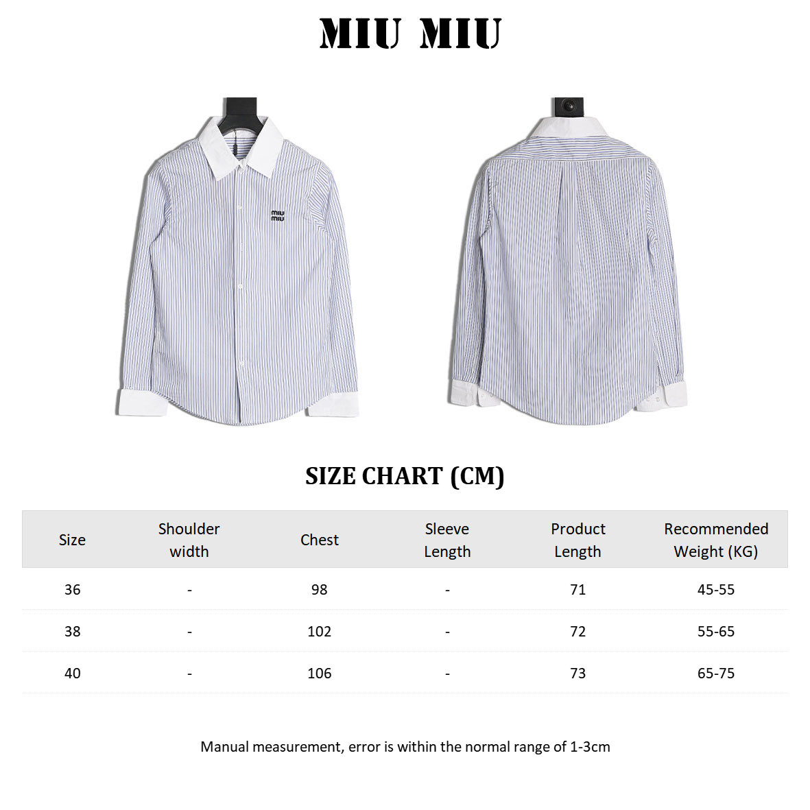 Miu Miu Long-sleeved Shirts
