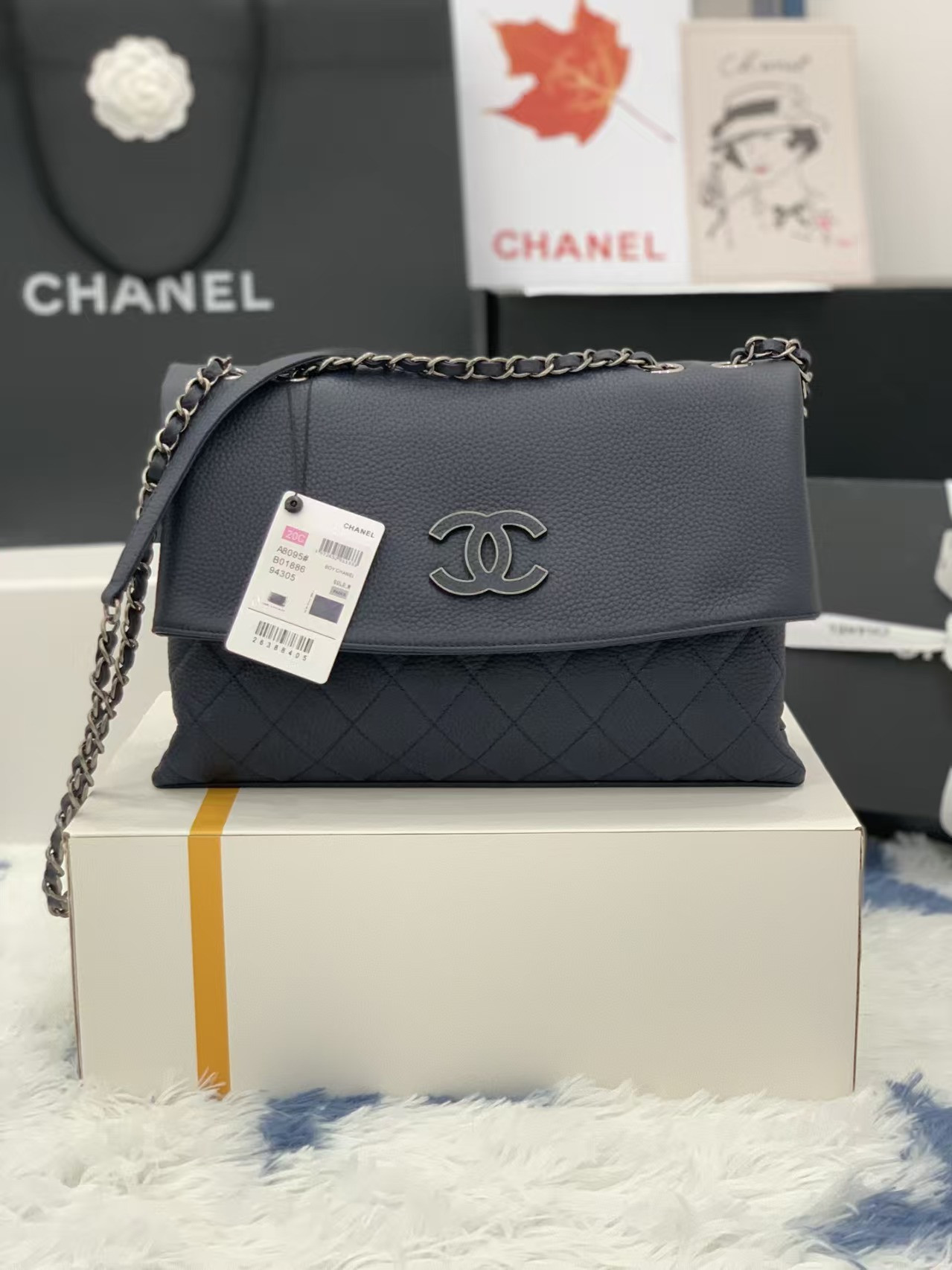 Ch**el Flap Bag 32x19x7.5cm