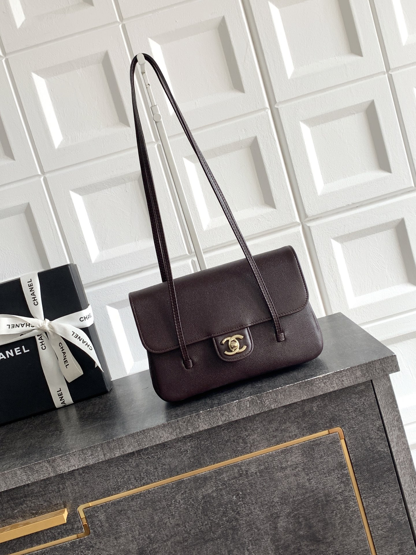 Ch**el small flap bag as6130 15x22x7cm