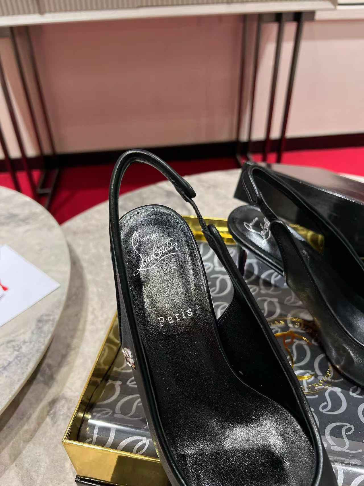 UA Chr1st1an Louboutin Sporty Kate Sling 65mm