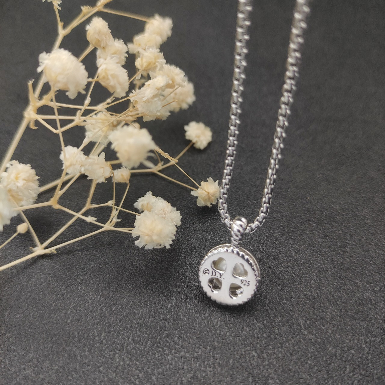 David Yurman PEAL Necklace(chain thickness 2mm, length 45+5cm delay chain)