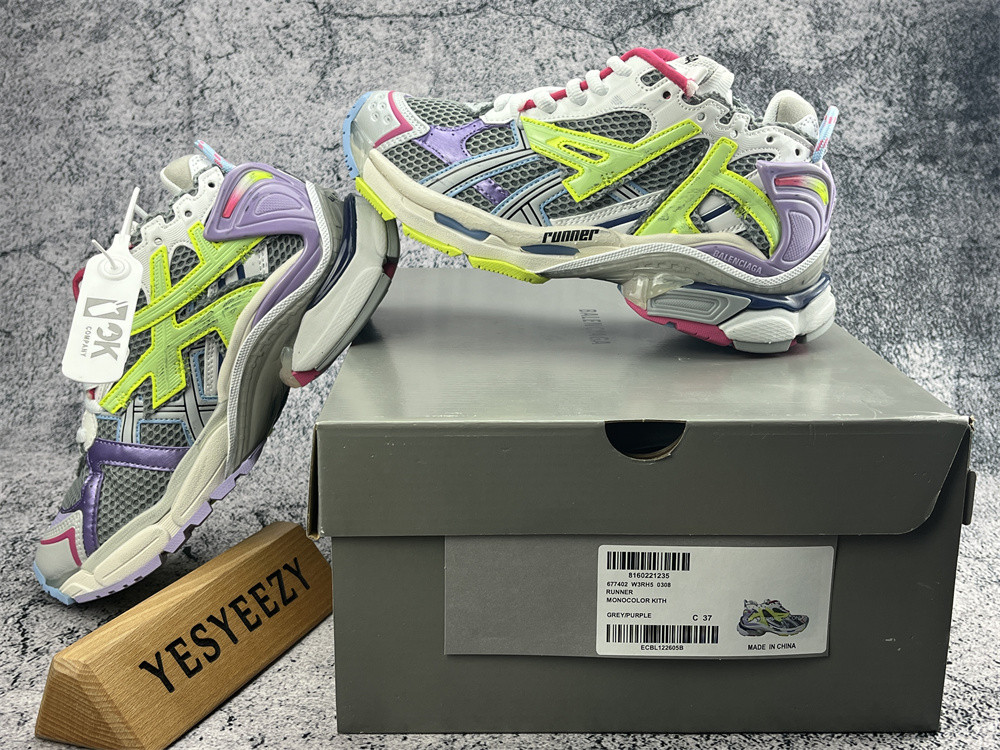 UA RUNNER GREY PURPLE