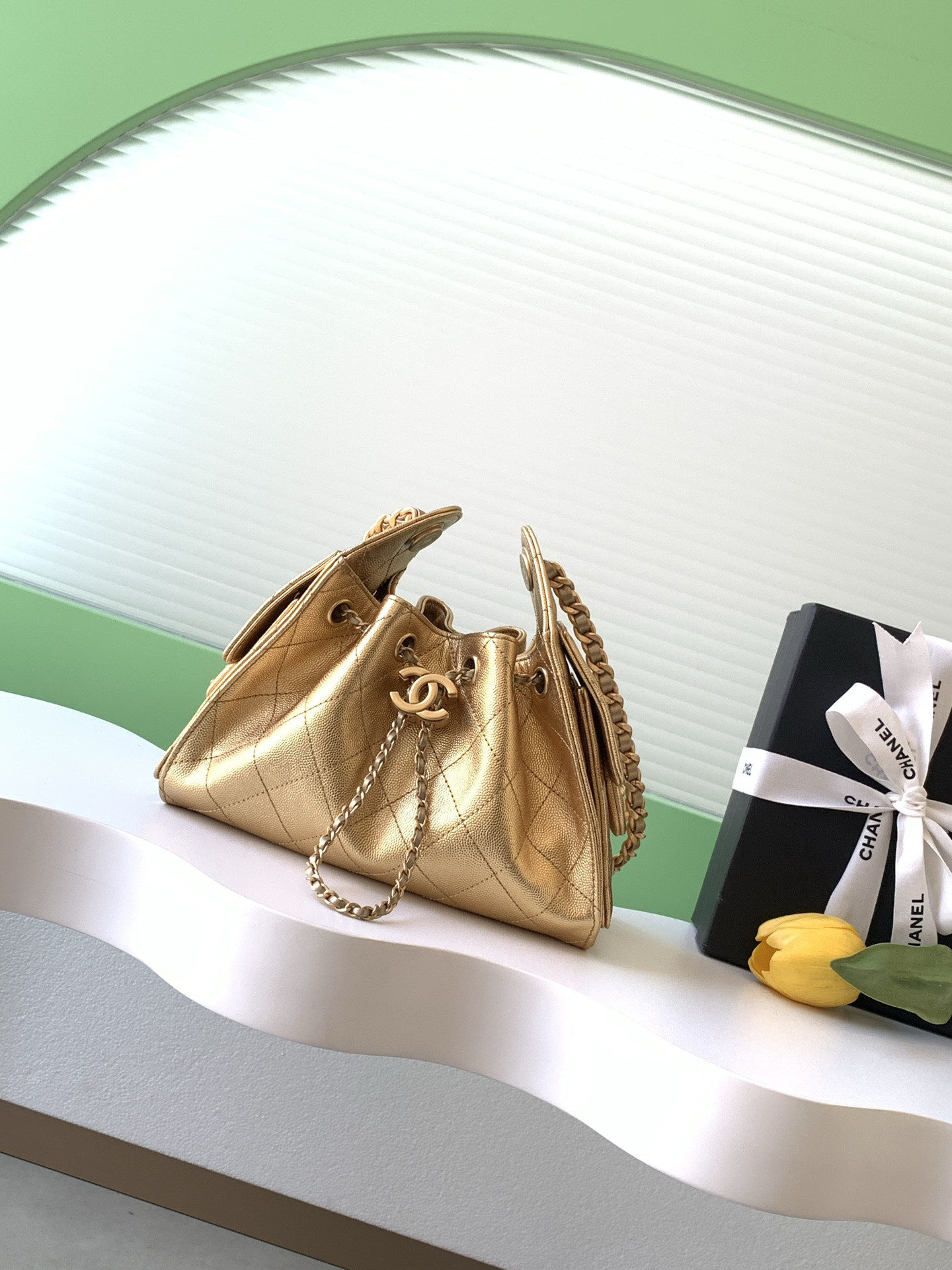 Ch**el 25C Bucket Bag 20x22x12.5cm