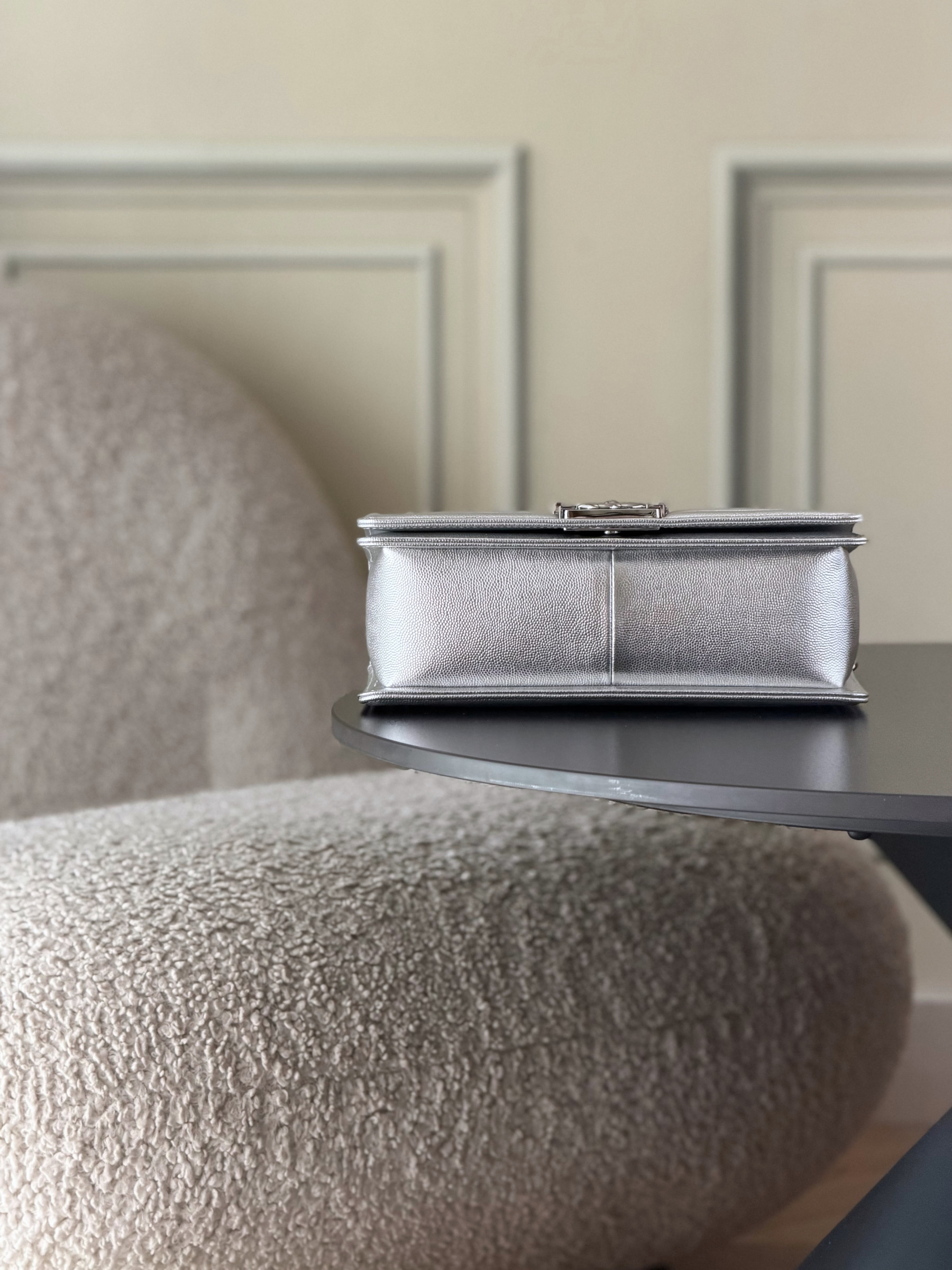 Ch**el Boy Handbag 15x25x9cm