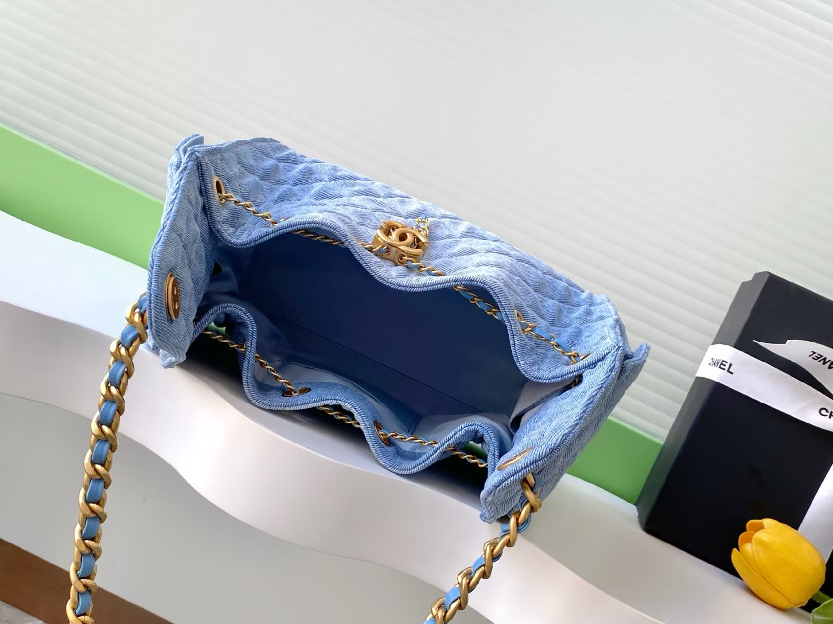 Ch**el 25C Bucket Bag 26x30x14cm