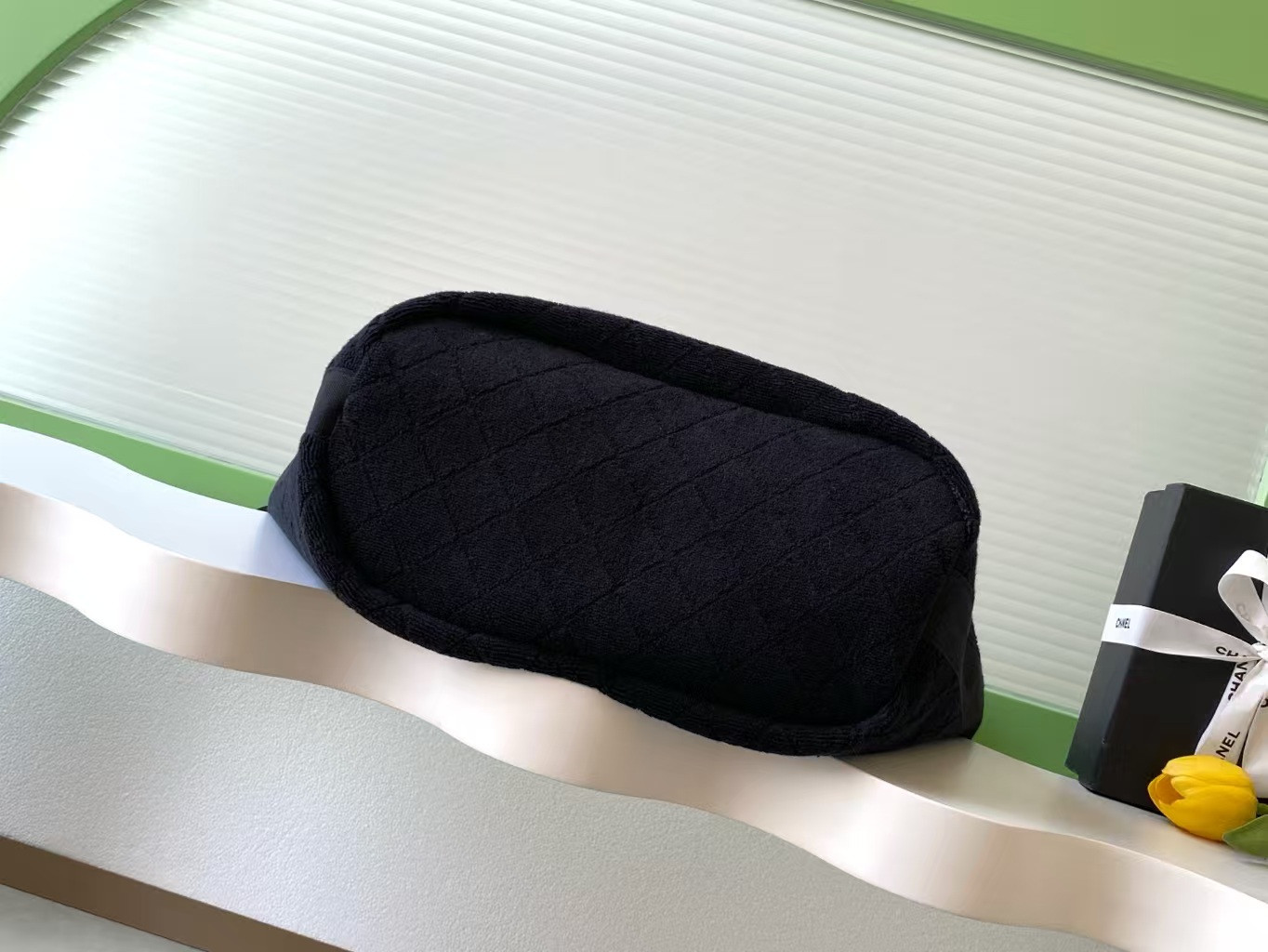 Ch**el Coco Beach Tote Bag 38x58x20cm Small Bag size 22x19cm