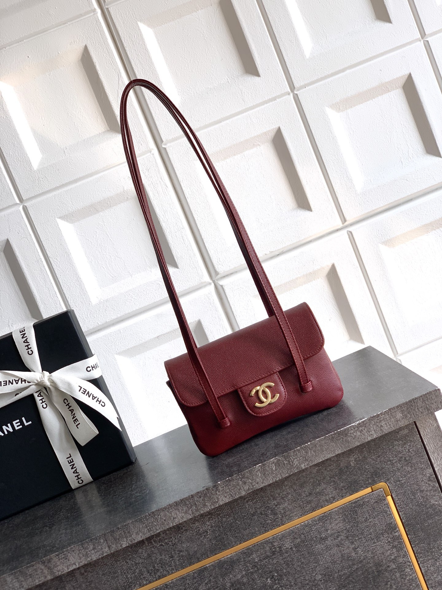 Ch**el flap bag 11.5x17x5cm
