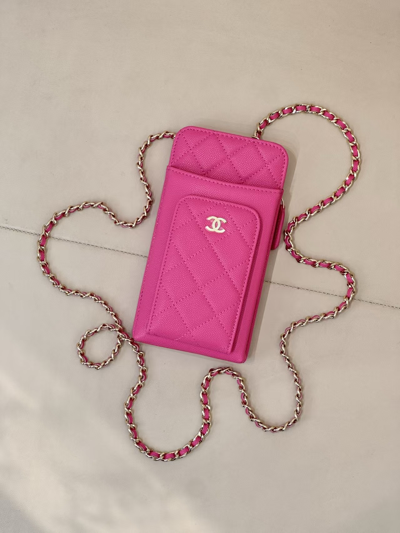 Ch**el Phone Bag 18x9x3cm