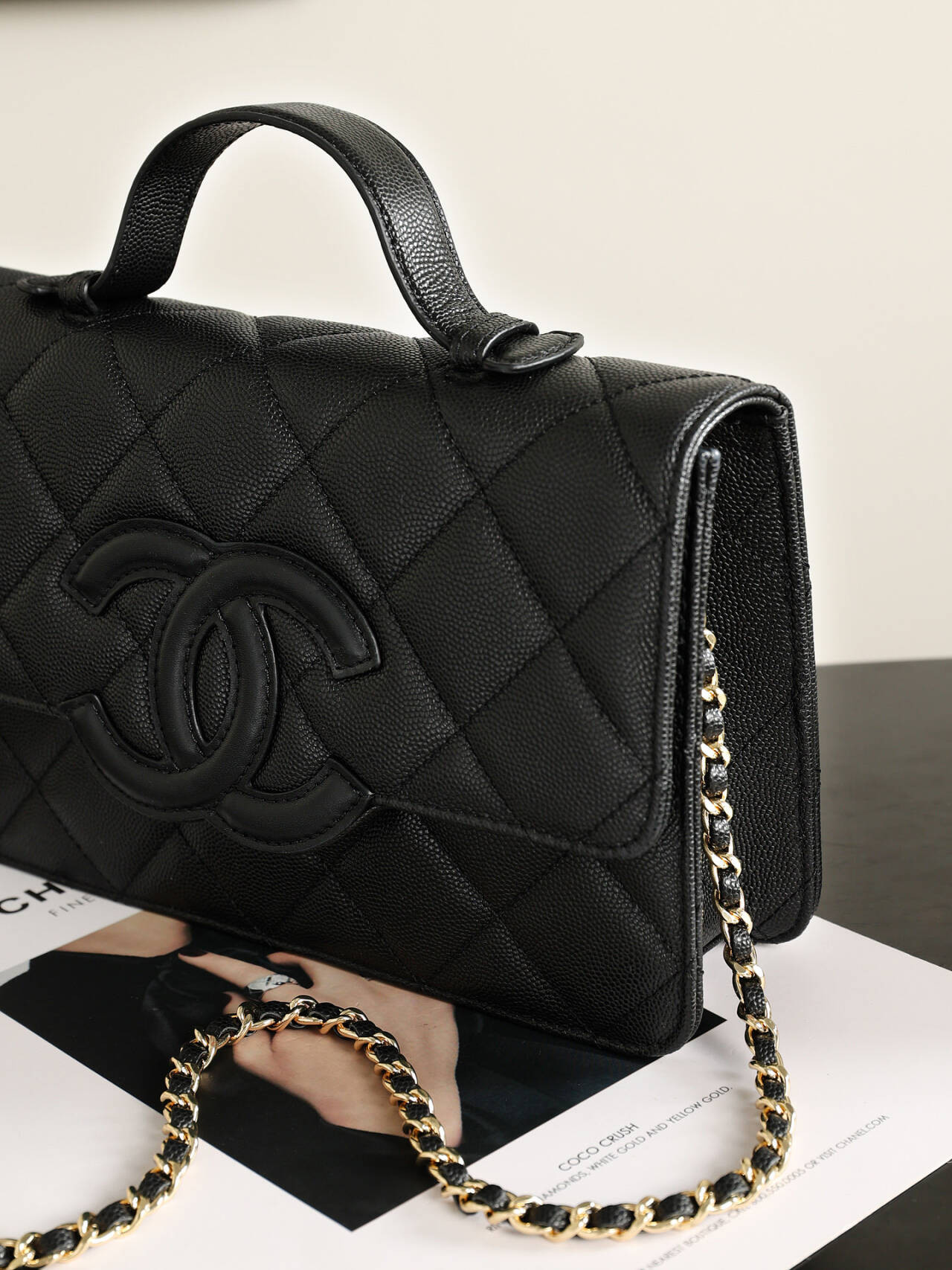 Ch**el Flap Bag AS6554 16x24x5cm