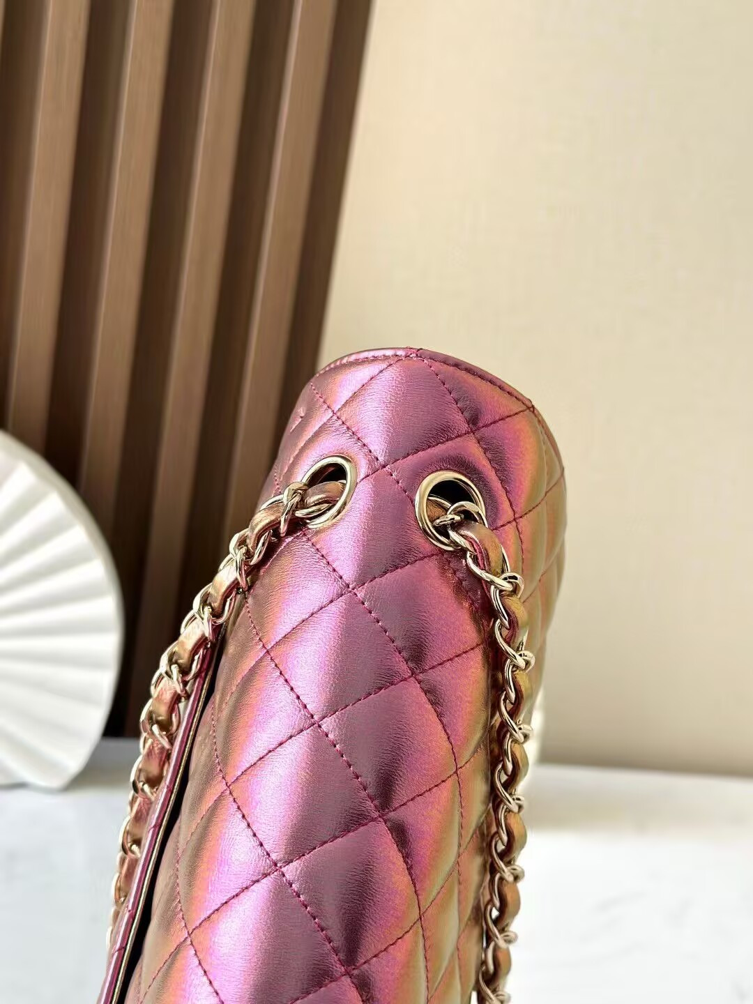 Ch**el CLASSIC FLAP HANDBAG CF 25.5x15x6cm