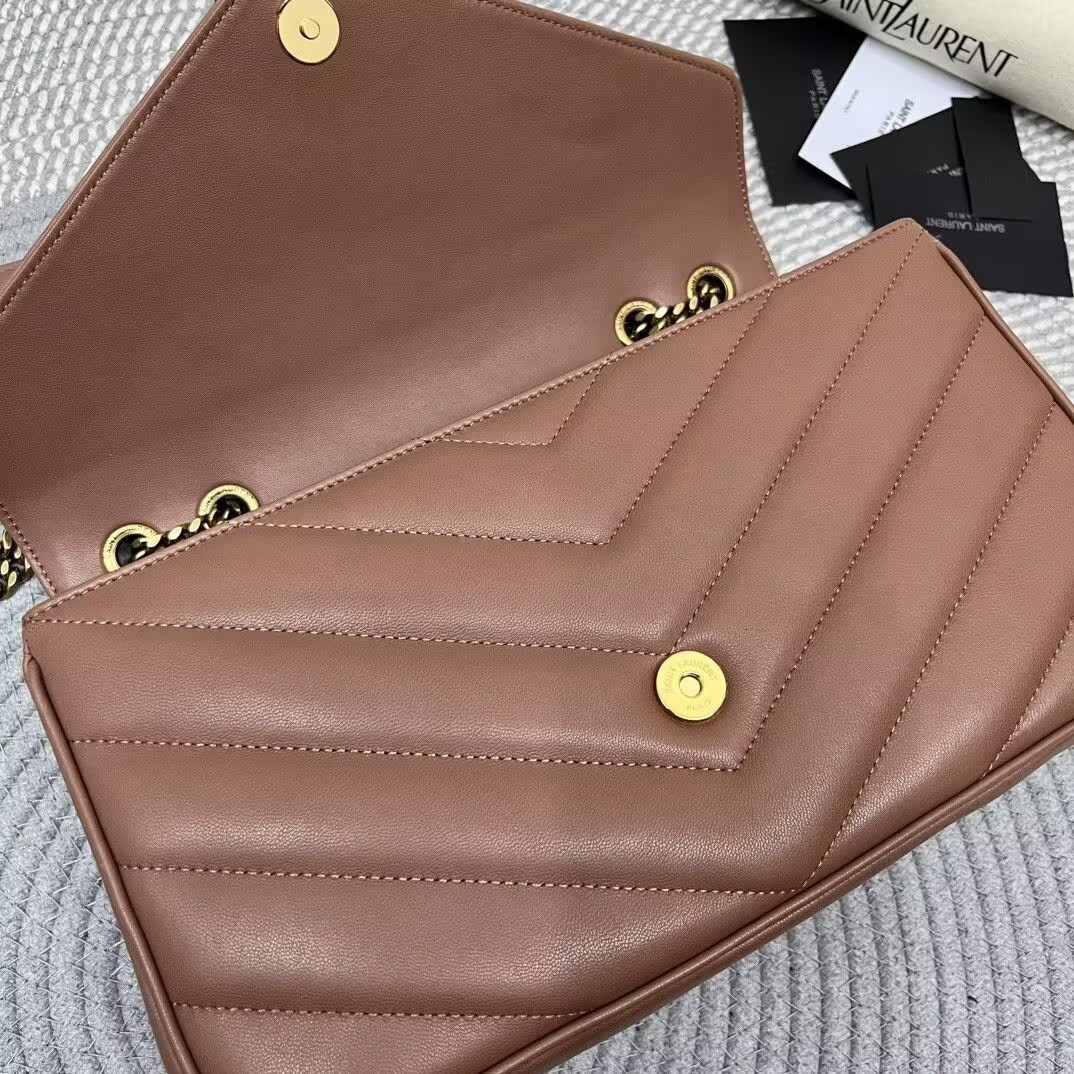 Y51 LOULOU MEDIUM IN MATELASSÉ LAMBSKIN 29x17x8cm