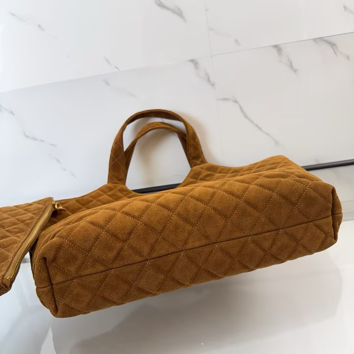 Y51 ICARE MAXI SHOPPING BAG IN QUILTED LAMBSKIN 38/58x43x8cm