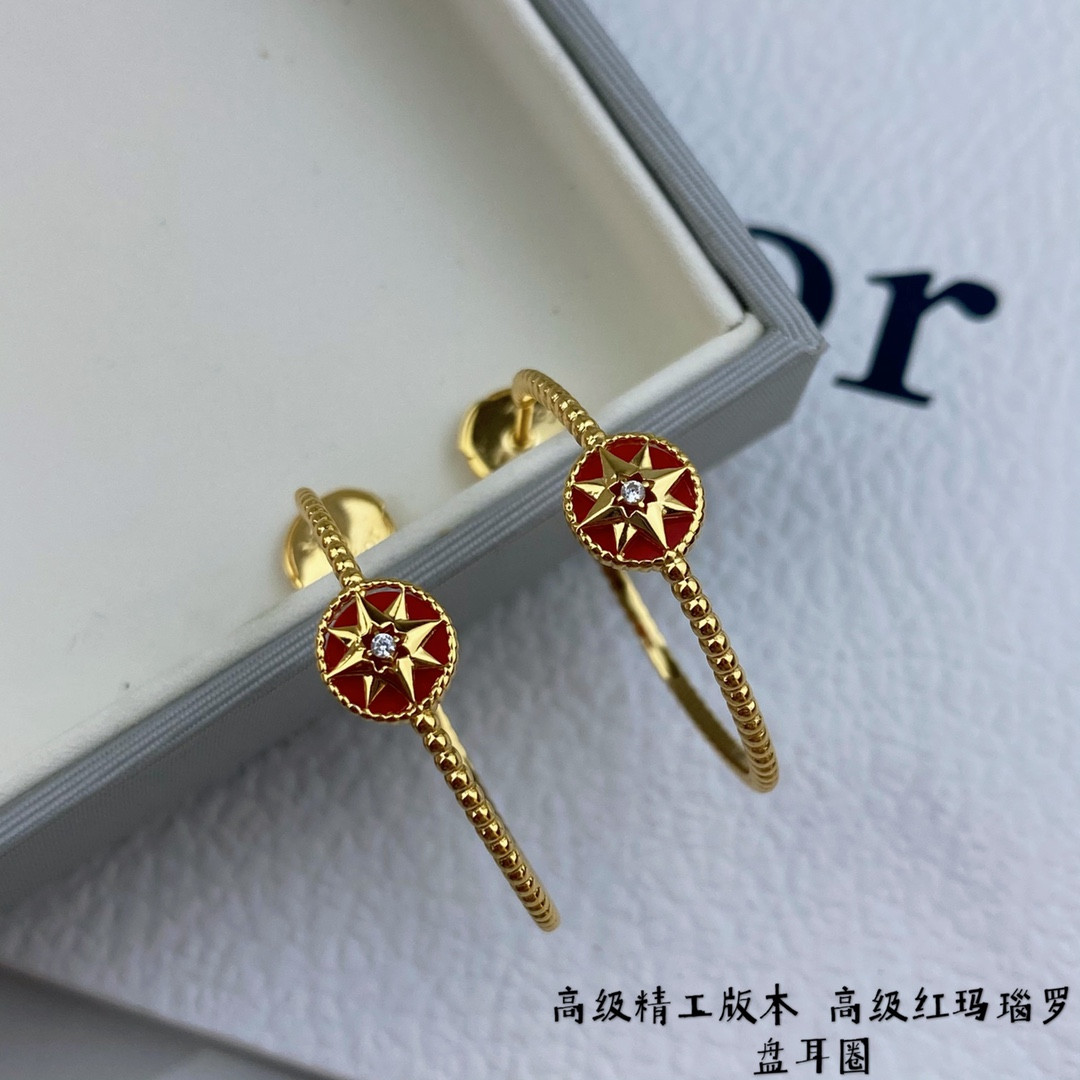 D10r Eight-pointed star Earrings